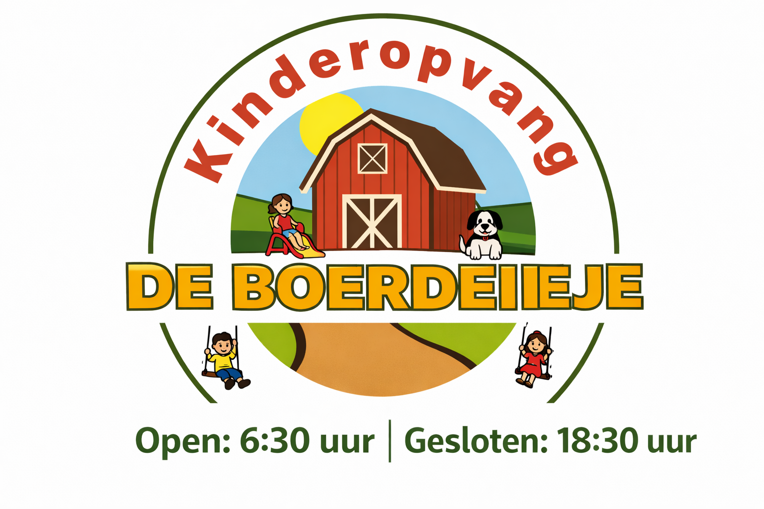 De Boerderieje - Logo
